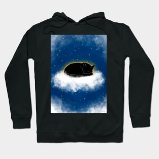 Stars In Heaven Black Cat Hoodie